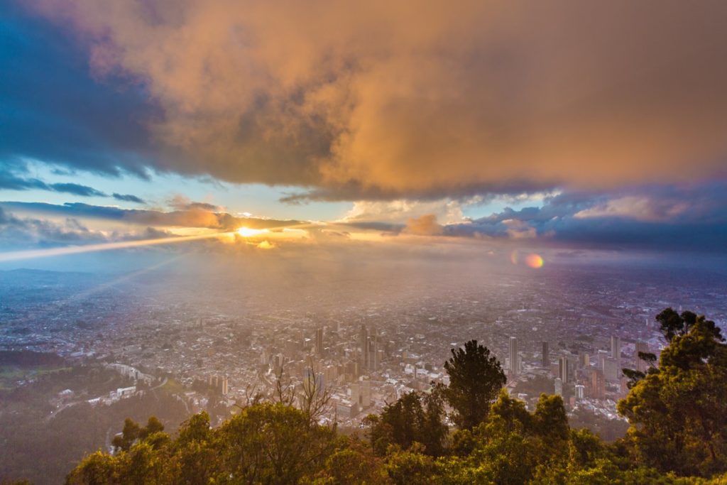 Bogota von Monserrate gesehen - Quelle: INTERCONTACT/Neptuno